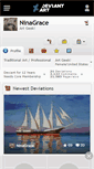 Mobile Screenshot of ninagrace.deviantart.com