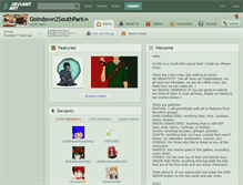 Tablet Screenshot of goindown2southpark.deviantart.com