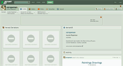 Desktop Screenshot of ozropeman.deviantart.com