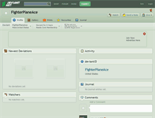 Tablet Screenshot of fighterplaneace.deviantart.com