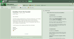 Desktop Screenshot of fish-lovers.deviantart.com