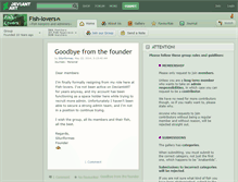 Tablet Screenshot of fish-lovers.deviantart.com