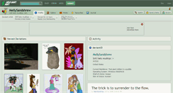 Desktop Screenshot of mellysandshrew.deviantart.com