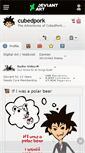 Mobile Screenshot of cubedpork.deviantart.com