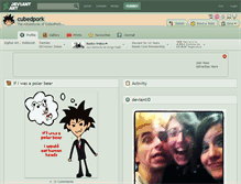 Tablet Screenshot of cubedpork.deviantart.com