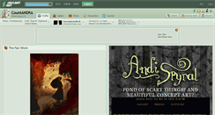 Desktop Screenshot of countandra.deviantart.com
