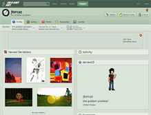Tablet Screenshot of jtorcaz.deviantart.com