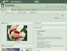 Tablet Screenshot of flowerninjaa.deviantart.com