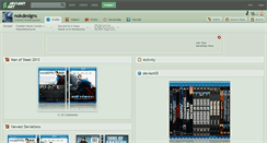 Desktop Screenshot of nokdesigns.deviantart.com