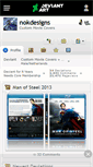 Mobile Screenshot of nokdesigns.deviantart.com