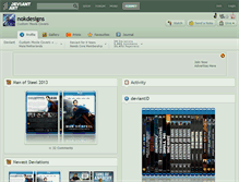 Tablet Screenshot of nokdesigns.deviantart.com