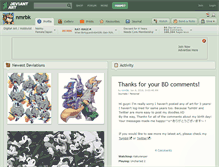 Tablet Screenshot of nmrbk.deviantart.com