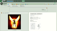 Desktop Screenshot of kuro-art.deviantart.com