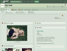 Tablet Screenshot of fairy-zade.deviantart.com