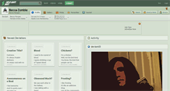 Desktop Screenshot of becca-zombie.deviantart.com