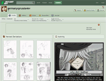 Tablet Screenshot of germanyxprussia4ev.deviantart.com
