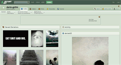 Desktop Screenshot of dante-gothic.deviantart.com