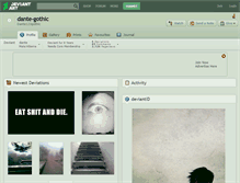 Tablet Screenshot of dante-gothic.deviantart.com