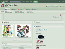 Tablet Screenshot of isshu-trainer-black.deviantart.com