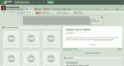 Desktop Screenshot of evolluisionist.deviantart.com