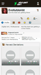 Mobile Screenshot of evolluisionist.deviantart.com
