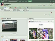 Tablet Screenshot of conquest79.deviantart.com