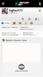 Mobile Screenshot of logitech73.deviantart.com