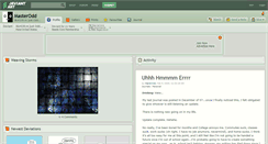 Desktop Screenshot of masterodd.deviantart.com
