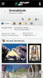 Mobile Screenshot of gwendolynm.deviantart.com