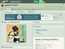 Tablet Screenshot of akatsuki-no-scarlet.deviantart.com