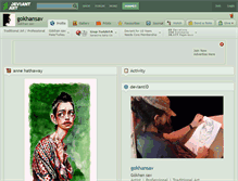 Tablet Screenshot of gokhansav.deviantart.com