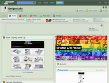 Tablet Screenshot of idesignstudio.deviantart.com