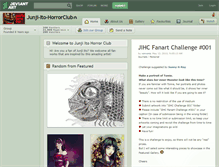 Tablet Screenshot of junji-ito-horrorclub.deviantart.com