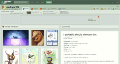 Desktop Screenshot of candracar272.deviantart.com