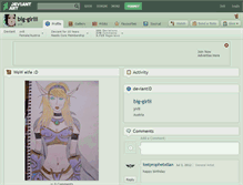 Tablet Screenshot of big-girlii.deviantart.com