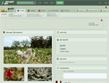 Tablet Screenshot of goobi.deviantart.com