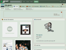 Tablet Screenshot of foto-gluck.deviantart.com