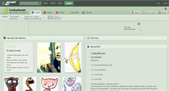 Desktop Screenshot of cookymonstr.deviantart.com