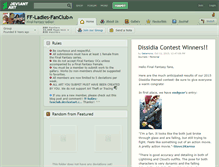 Tablet Screenshot of ff-ladies-fanclub.deviantart.com