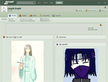 Tablet Screenshot of count-irumi.deviantart.com