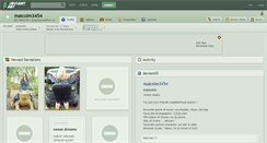 Desktop Screenshot of malcolm3454.deviantart.com