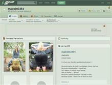 Tablet Screenshot of malcolm3454.deviantart.com