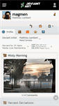 Mobile Screenshot of magmen.deviantart.com