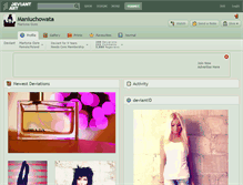 Tablet Screenshot of maniuchowata.deviantart.com