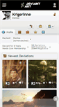Mobile Screenshot of krigerinne.deviantart.com