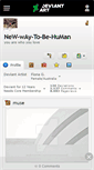 Mobile Screenshot of new-way-to-be-human.deviantart.com