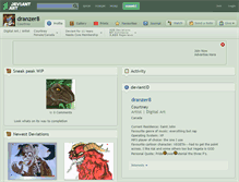 Tablet Screenshot of dranzer8.deviantart.com