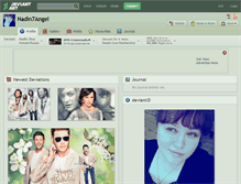 Tablet Screenshot of nadin7angel.deviantart.com