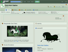 Tablet Screenshot of point-noir-stables.deviantart.com