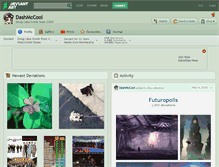 Tablet Screenshot of dashmccool.deviantart.com